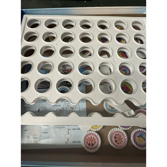 Game Mashups Candy Land Connect 4 Board Game Family Kid Game Hasbro Gaming - Picture 3 of 6